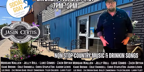 Jason Curtis - Solo Acoustic Country Sing Alongs & Drinkin' Songs