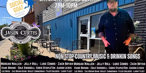 Jason Curtis - Solo Acoustic Country Sing Alongs & Drinkin' Songs