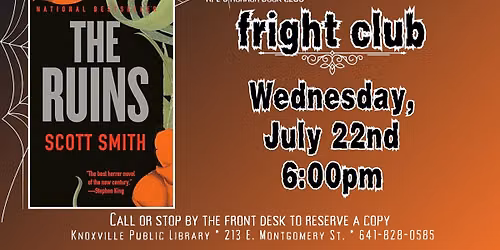 KPL Fright Club: 'The Ruins' by Scott Smith