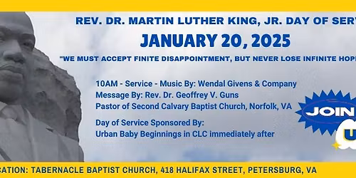 Rev. Dr. Martin Luther King, Jr. Day of Service