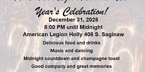 American Legion Annual New Years Party