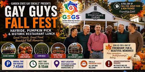 Gay Guys Fall Fest & Lunch (Morristown)