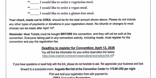 2026 GREA Annual Convention