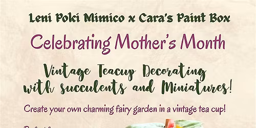 Vintage Teacup Decoration