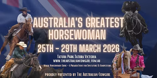 Australia's Greatest Horsewoman 2026