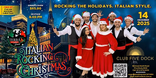 An Italian Rocking Christmas - at CLUB FIVE DOCK RSL