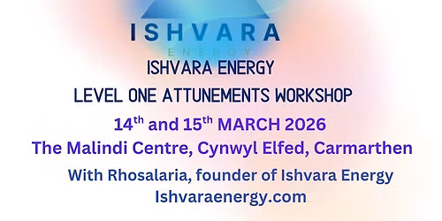 Ishvara Energy Healing Level one workshop 