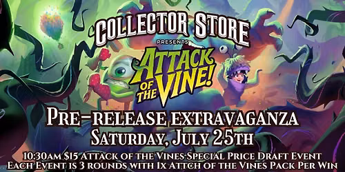 Lorcana TCG: Attack of the Vine Pre-Release Extravaganza!! *Special Price Draft Event*