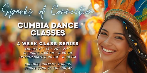August Cumbia Classes - NEW LOCATION