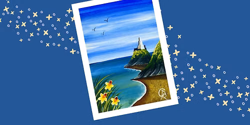 Founders & Co Grown Up Paint Along - Mumbles Lighthouse
