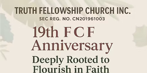 19th FCF Anniversary
