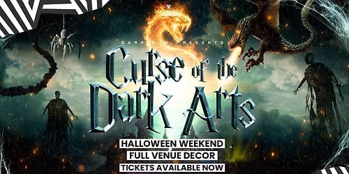 \u26a1\ufe0f\ud83e\ude84 Curse of the Dark Arts--Halloween Saturday 2026 \ud83e\ude84\u26a1\ufe0f 