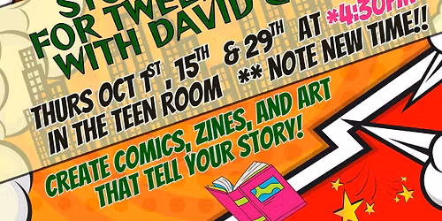Storycraft Lab for Tweens and Teens with David Goldin