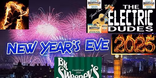 ELECTRIC DUDE - New YEARS EVE PARTY-Say Hello 2026!