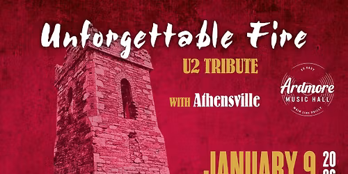 Unforgettable Fire: U2 Tribute at Ardmore Music Hall 1\/9