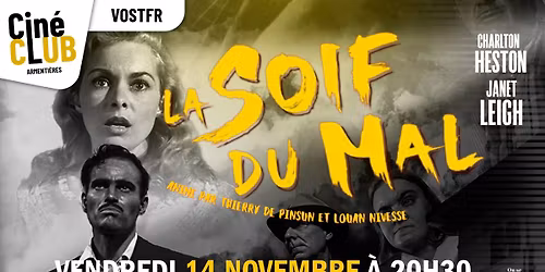 Cin\u00e9-Club d\u2019Armenti\u00e8res \u2013 Projection du film La Soif du mal