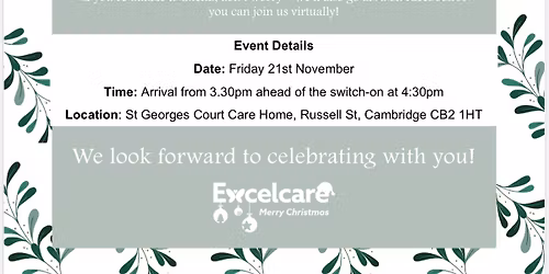 Christmas Light Switch-On at St George\u2019s Court Care Home 