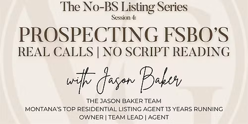Prospecting FSBO & Expireds - Real Calls | No Script Reading