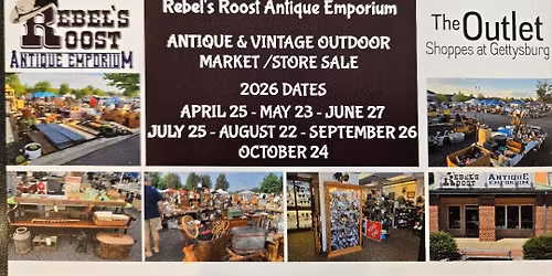 Antique & Vintage Outdoor Market \/ Store Sale 
