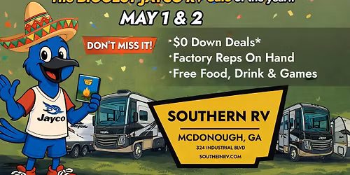 Jayco De Mayo | The Biggest Jayco RV Sale of the Year at Southern RV of McDonough, GA