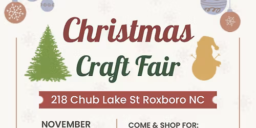 American Legion Post 138 Christmas Craft Fair