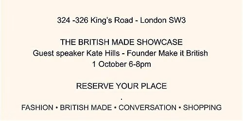 THE BRITISH MADE SHOWCASE