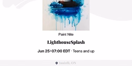 Paint Nite at Harbour House Grill Innisfil