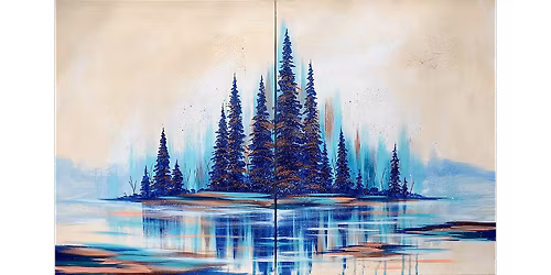 Frosted Watercolor Forest - Paint and Sip in Tyler | Classpop!\u2122