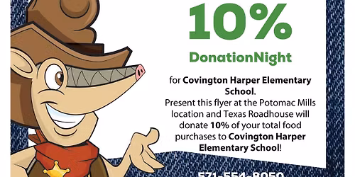 Texas Roadhouse Spirit Night