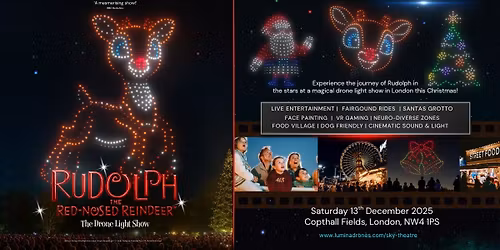 Rudolph the Red Nosed Reindeer: The drone light show