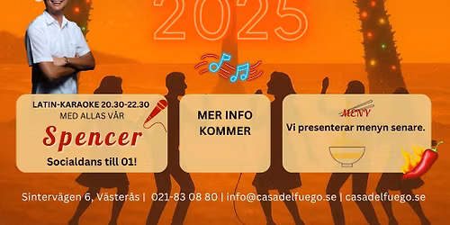 JULDAGEN 2025 \ud83e\udea9 Latin-Karaoke \ud83d\udc83\ud83c\udffe DJ SPENCER