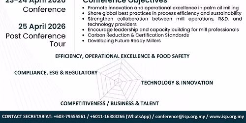 International Palm Oil Millers Conference 2026