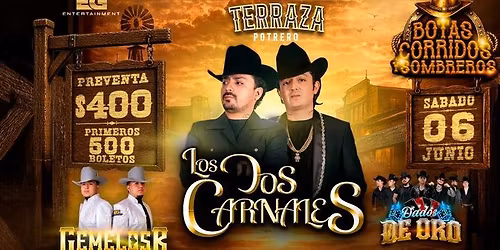 LOS DOS CARNALES, GEMELOS R & MAS