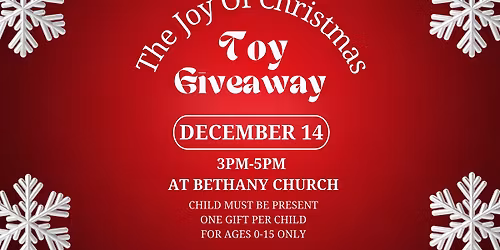 The Joy Of Christmas Toy Giveaway 2025