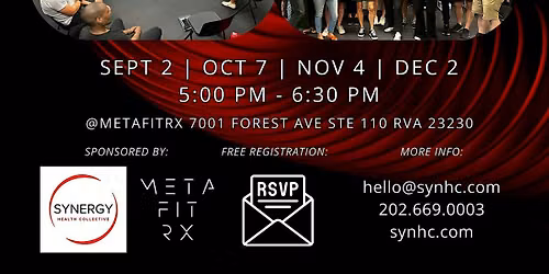 Networking for RVA's Evidence-Based Healthcare, Fitness & Wellness Pros