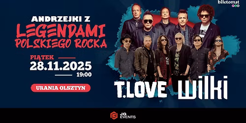 ANDRZEJKI Z LEGENDAMI POLSKIEGO ROCKA | WILKI, T.LOVE | OLSZTYN