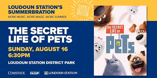 Movie Night Featuring: THE SECRET LIFE OF PETS