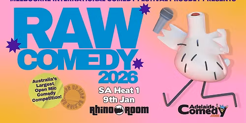 Raw Comedy South Australian Heat One