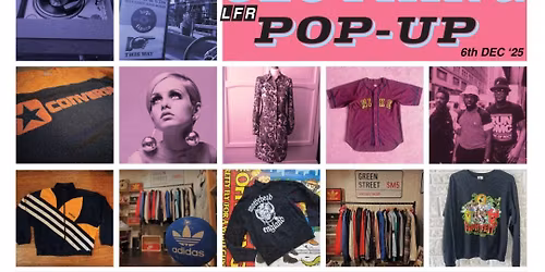 Vintage Clothing Pop up at Logo Fiasco!