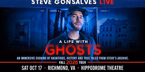 Steve Gonsalves Live - A Life with Ghosts - Richmond, VA