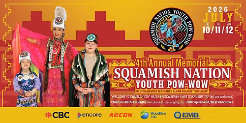 4th Annual Memorial Squamish Nation Youth Powwow