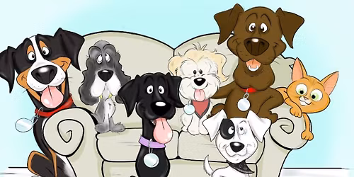 Doggy Christmas jumper playtime