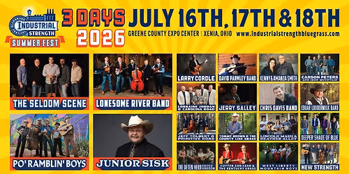 Industrial Strength Bluegrass SUMMER FEST 2026