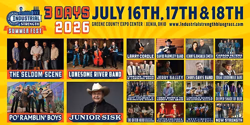 Industrial Strength Bluegrass SUMMER FEST 2026