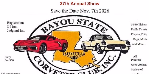 Bayou State Corvette Club Annual Show