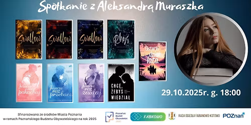 Spotkanie Autorskie - Aleksandra Muraszka
