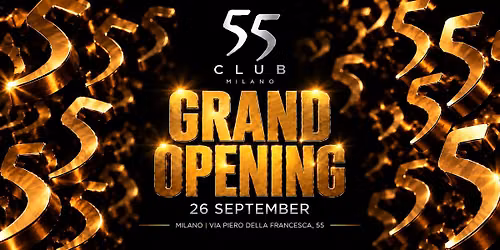 InfoMilano | FashionWeek | INAUGURAZIONE The New 55CLUB Milano Party DjSet