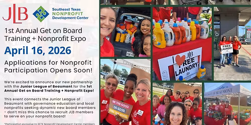 JLB + SETXNDC 1st Annual Get on Board Training & Nonprofit Expo