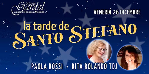 Pomeridiana di S.Stefano 26 Dic.\u2b50\ufe0fPAOLA ROSSI y RITA ROLANDO dj's