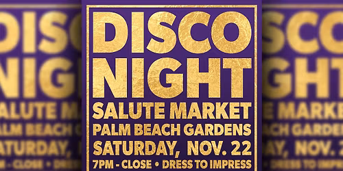 Disco Party at Salute Market